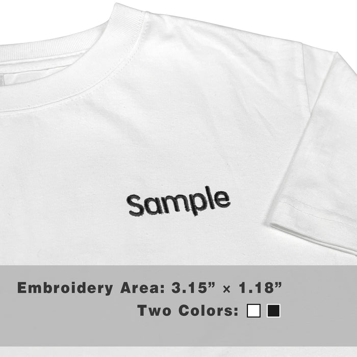 Custom TShirt Embroidered Apparel