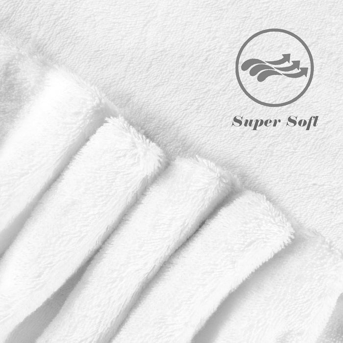 Custom Embroidered White Bath Towel
