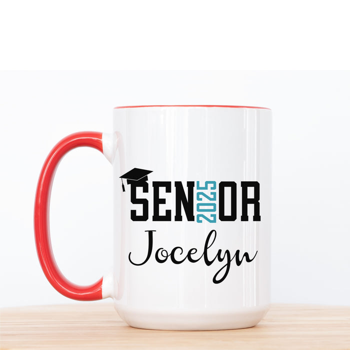 Personalized Graduation Mug, Graduating Class of 2025 Mug, Graduation Coffee Cup, High School Graduation Gifts, College Graduation Gifts