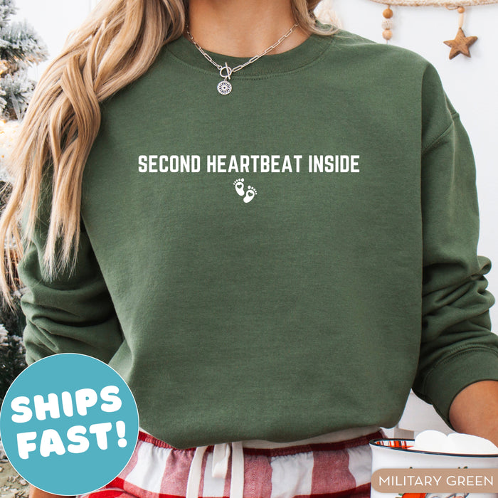 Second Heartbeat Inside Sweatshirt for Pregnants
