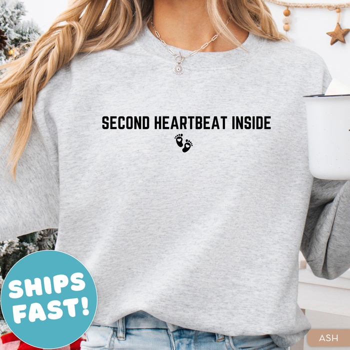 Second Heartbeat Inside Sweatshirt for Pregnants