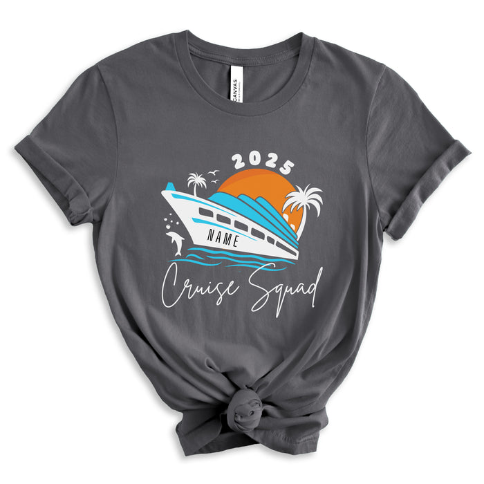 Personalized Cruise Squad Shirt, Custom Travel Shirt, Cruise Crew Shirt, Family Vacation Shirts, Family Vacation, Travel Gift, Vacation Trip