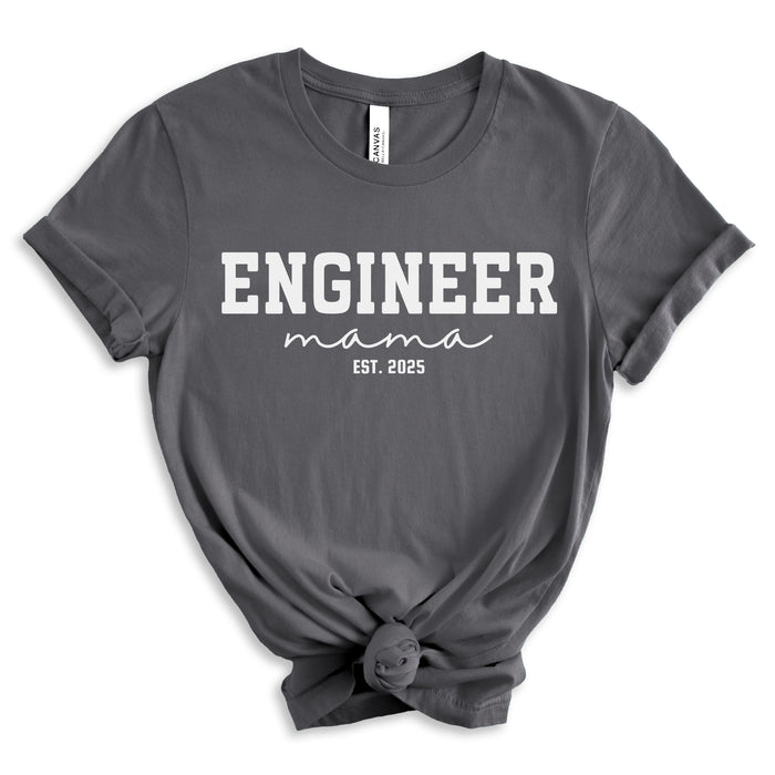 Custom Engineer Mama Shirt, Engineering Student Mom Graduation Gift, New Engineer Mama Gifts, Engineer Shirt, Gift for Engineer Mom