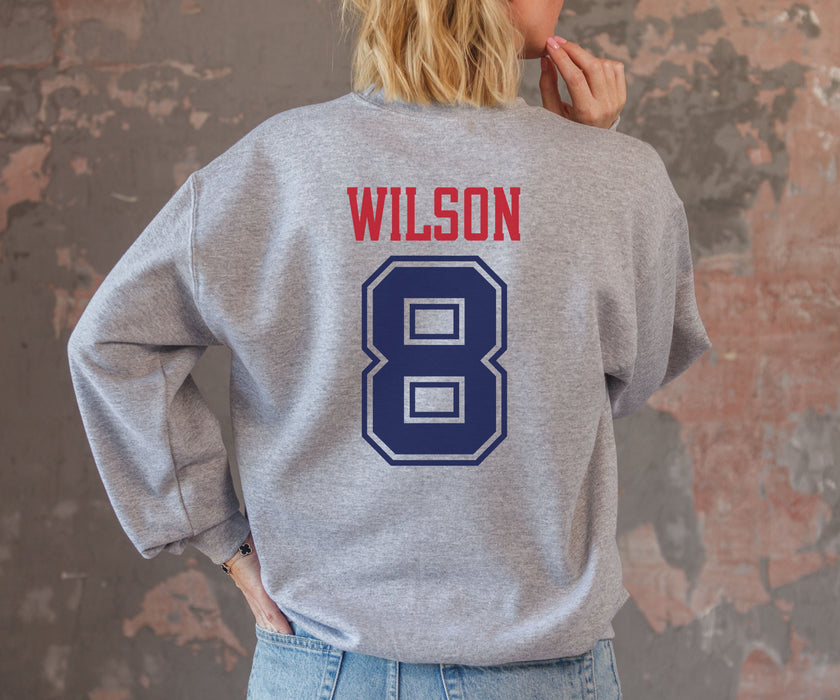Custom Baseball Sweatshirt, Personalized Baseball Sweatshirt, Baseball Team Name Sweater, Game Day Crewneck, Baseball Mom Sweatshirt