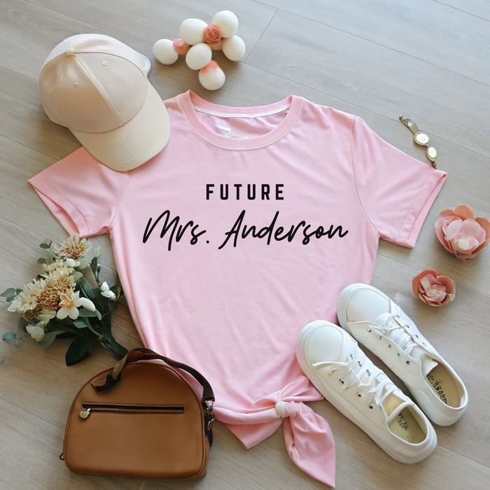 Personalized Future Wife Shirt, Custom Fiance Shirt, Soon to be Bride Shirt, Wedding Proposal Shirt, Gift for Fiance, Soon to be Wife Shirt