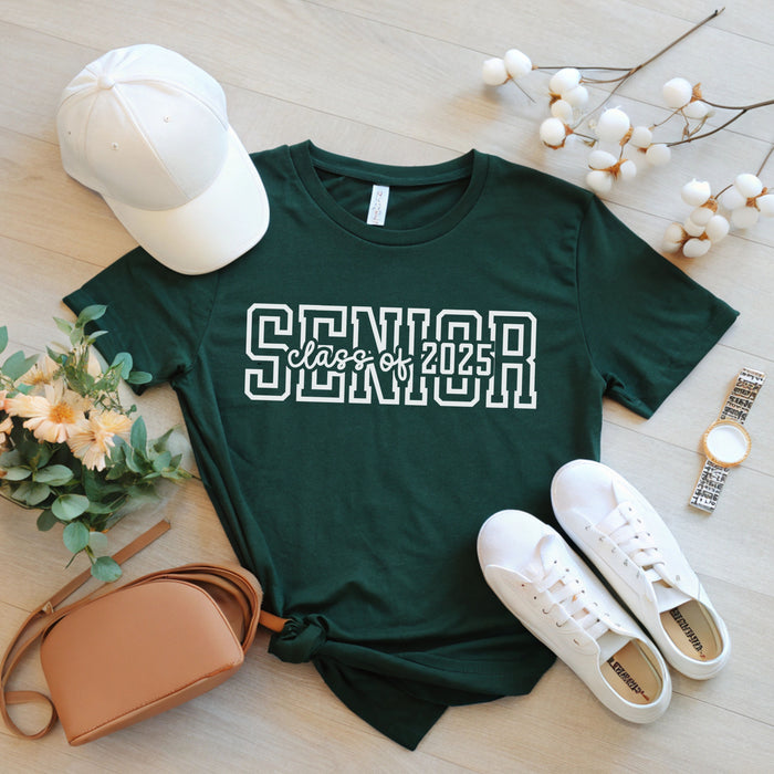 Clasic Graduation Shirt, Senior 2025 Shirt ,Class of 2025 Graduate Shirt, School Graduation Matching Shirt, Gift for 2025 Graduates