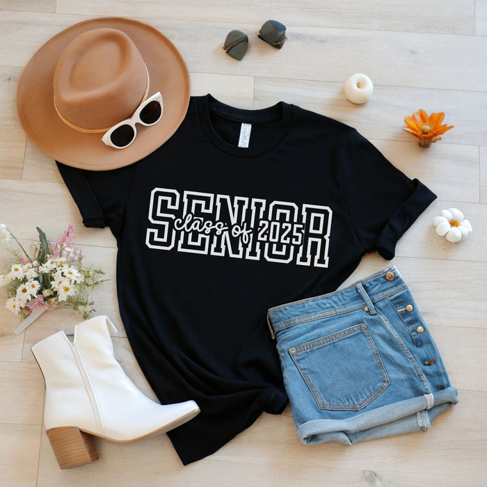 Clasic Graduation Shirt, Senior 2025 Shirt ,Class of 2025 Graduate Shirt, School Graduation Matching Shirt, Gift for 2025 Graduates