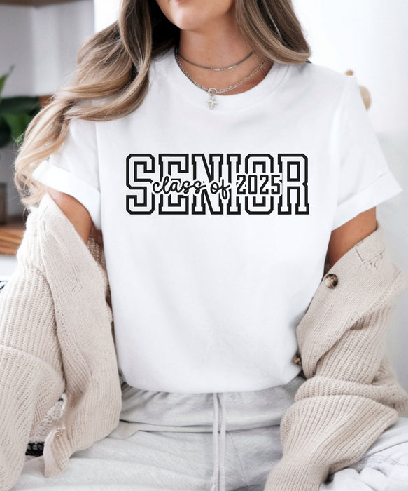 Clasic Graduation Shirt, Senior 2025 Shirt ,Class of 2025 Graduate Shirt, School Graduation Matching Shirt, Gift for 2025 Graduates