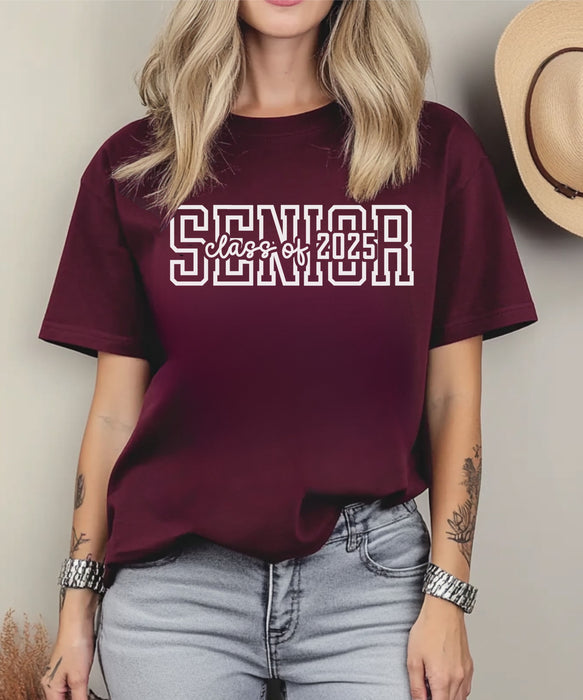 Clasic Graduation Shirt, Senior 2025 Shirt ,Class of 2025 Graduate Shirt, School Graduation Matching Shirt, Gift for 2025 Graduates