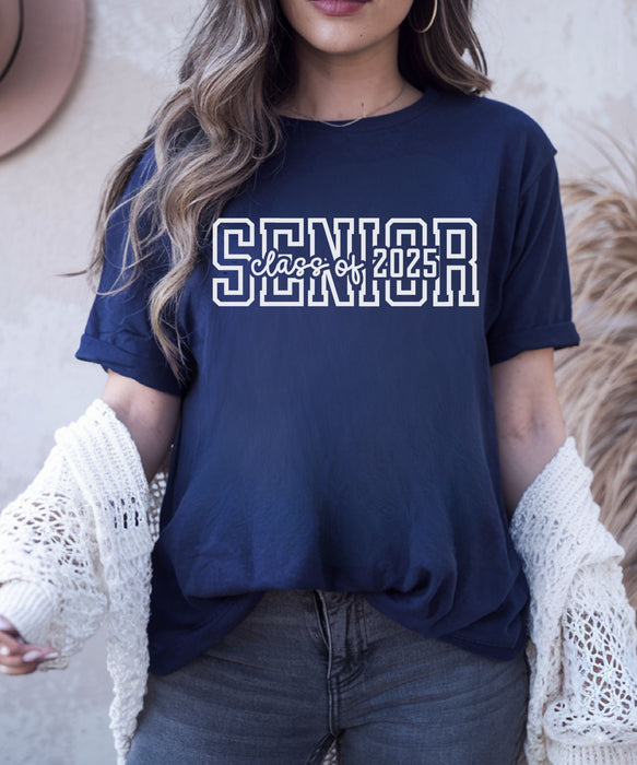 Clasic Graduation Shirt, Senior 2025 Shirt ,Class of 2025 Graduate Shirt, School Graduation Matching Shirt, Gift for 2025 Graduates