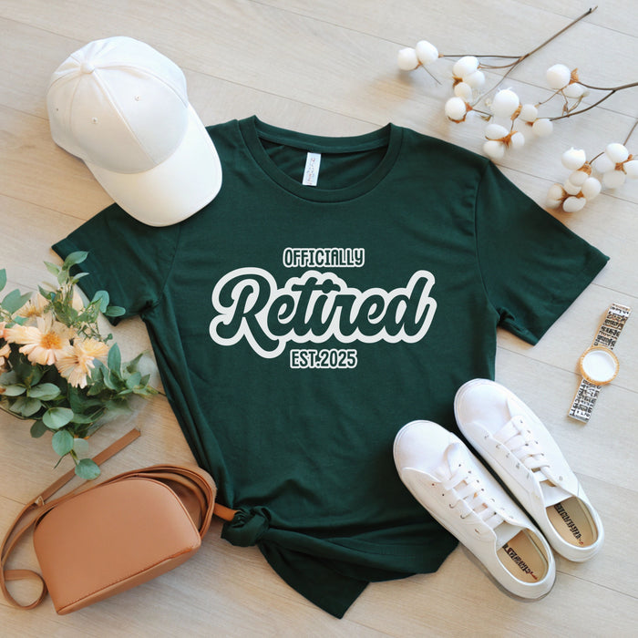 Retro Officially Retired Shirt, Custom Retired Shirt, Retirement Shirt, Gift for Retirement, Funny Retired Shirt, Retired Gift coworker boss