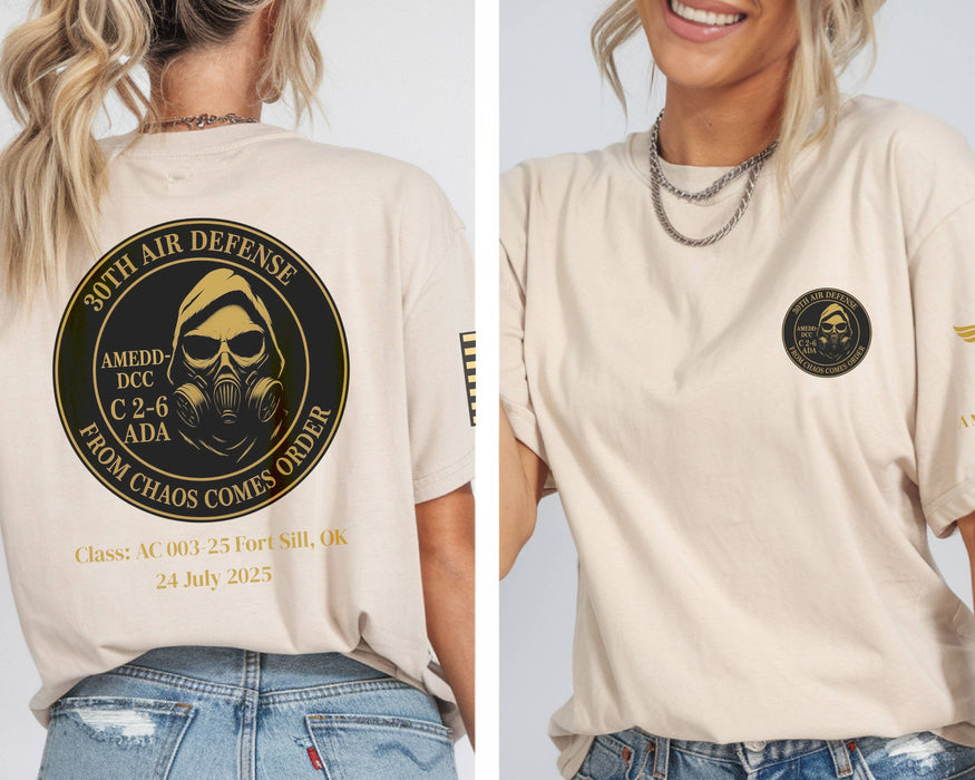 Digital Download Files 30th Air Defense From Chaos Comes Order Military Shirt Black, Military Green and Sand Color