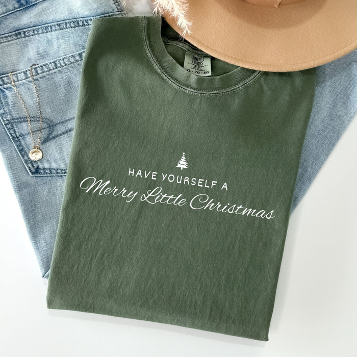 Have Yourself A Merry Christmas Comfort Colors  Shirt