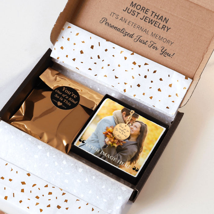 Custom Message Keychain – Personalized Engraved Keychain for Gifts, Inspirational Quotes, or Special Dates