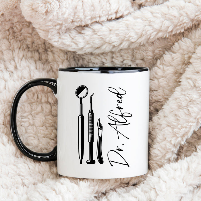 Personalized Dentist Name  Mug, Custom Dentist Mug, Gift for Dentists, Dentist Gift, Unique Dentist Gift idea, Dentist Mug, Mug, Unique Mug