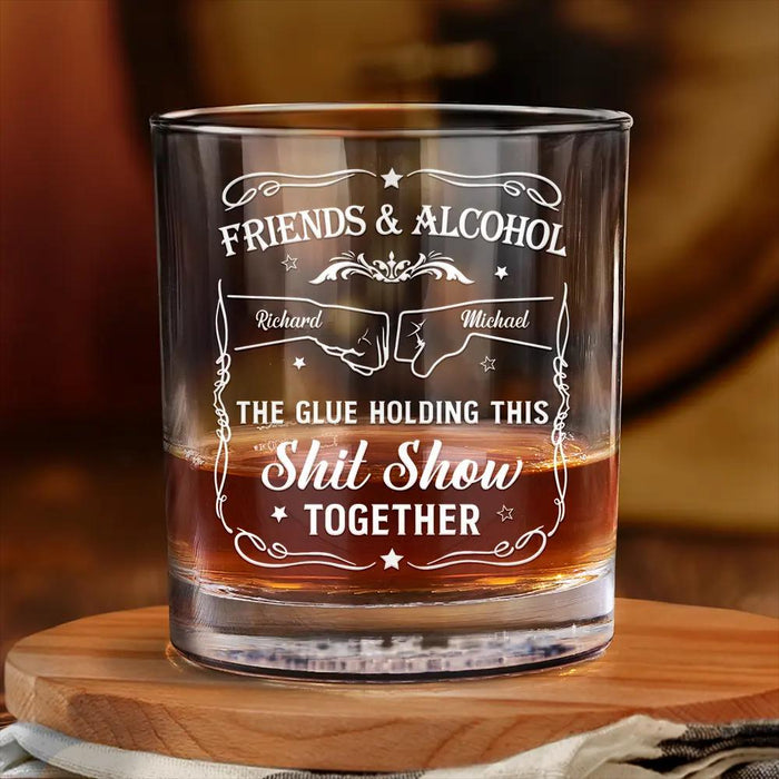 Personalized Whiskey Glass for Friend Alcohol Lover Gift for Best Friend Birthday Gift for Cousin Drinking Gift for Him Funny Whiskey Glass