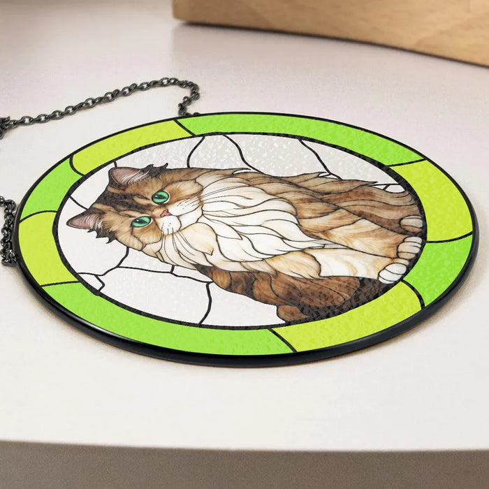 Custom Pet Photo Suncatcher Personalized Cat Memorial Gift Custom Window Hanging Dog Lover Gift for Pet Owners Dog Remembrance Gift Portrait