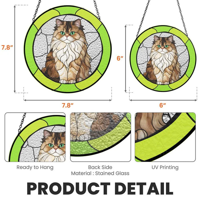Custom Pet Photo Suncatcher Personalized Cat Memorial Gift Custom Window Hanging Dog Lover Gift for Pet Owners Dog Remembrance Gift Portrait