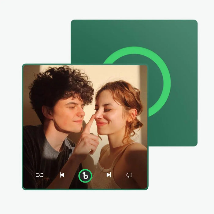 Custom Music Fridge Magnet with Photo Bluetooth 4.0 Personalized Magnet Gift for Him Her Romantic Gift for Boyfriend Girlfriend Home Decor