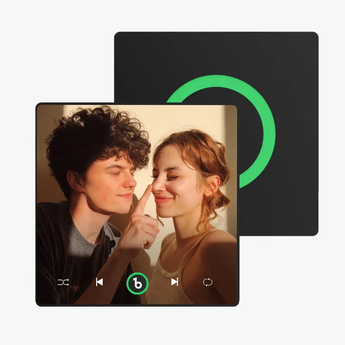 Custom Music Fridge Magnet with Photo Bluetooth 4.0 Personalized Magnet Gift for Him Her Romantic Gift for Boyfriend Girlfriend Home Decor
