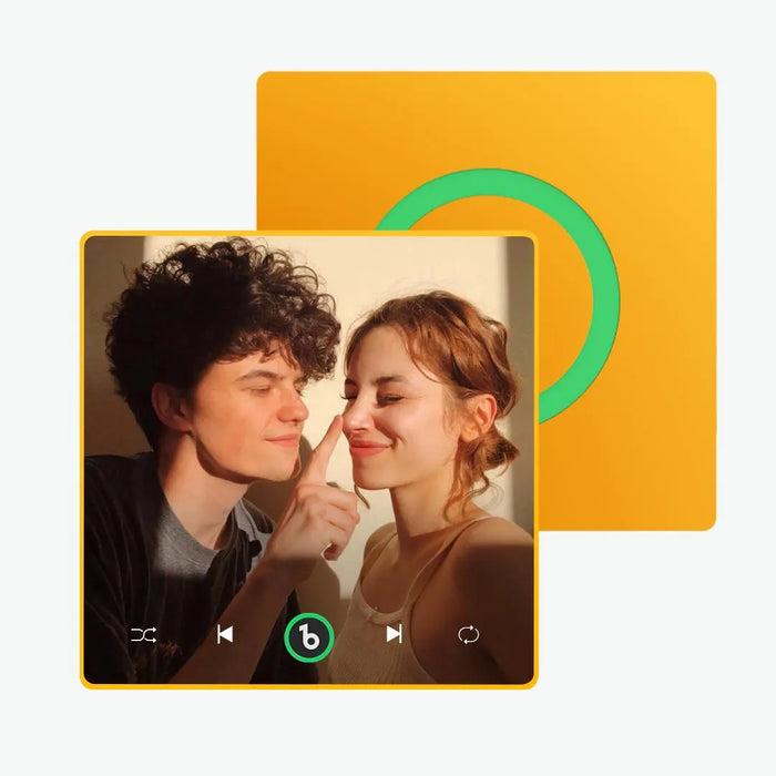 Custom Music Fridge Magnet with Photo Bluetooth 4.0 Personalized Magnet Gift for Him Her Romantic Gift for Boyfriend Girlfriend Home Decor