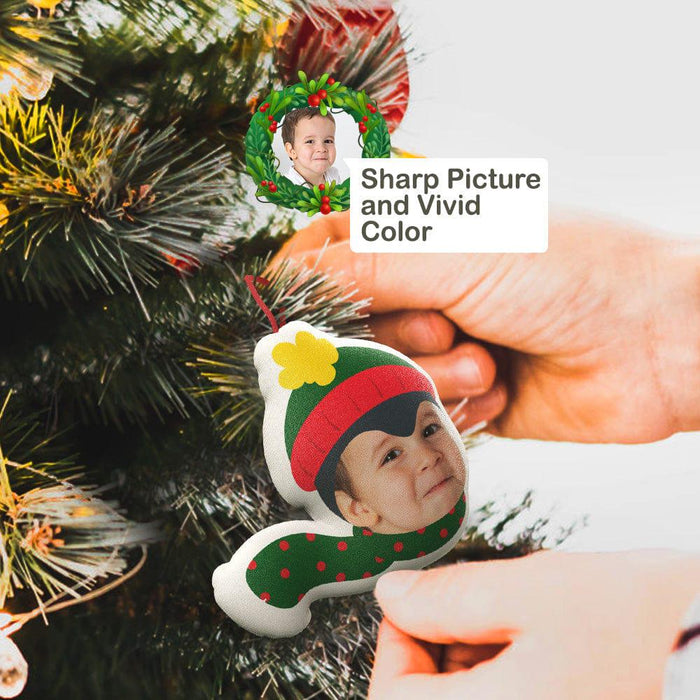 Custom Christmas Ornament Hanging Doll Decoration Funny Christmas Gift 3 Pcs Personalized Holiday Decor Keepsake Tree Decorations