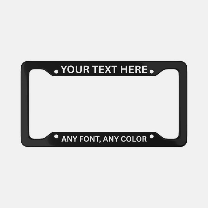 Custom License Plate Frame Personalized Car Accessories Cute Car Decor for Women Funny License Plate Holder Custom Text Car Gift