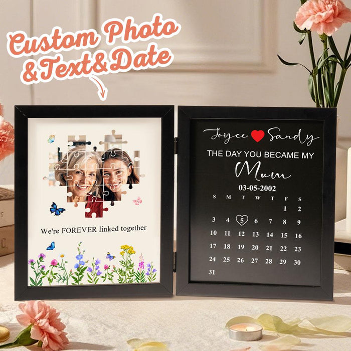 Personalized Mother's Day Puzzle Photo Frame: Unique Mom Keepsake
