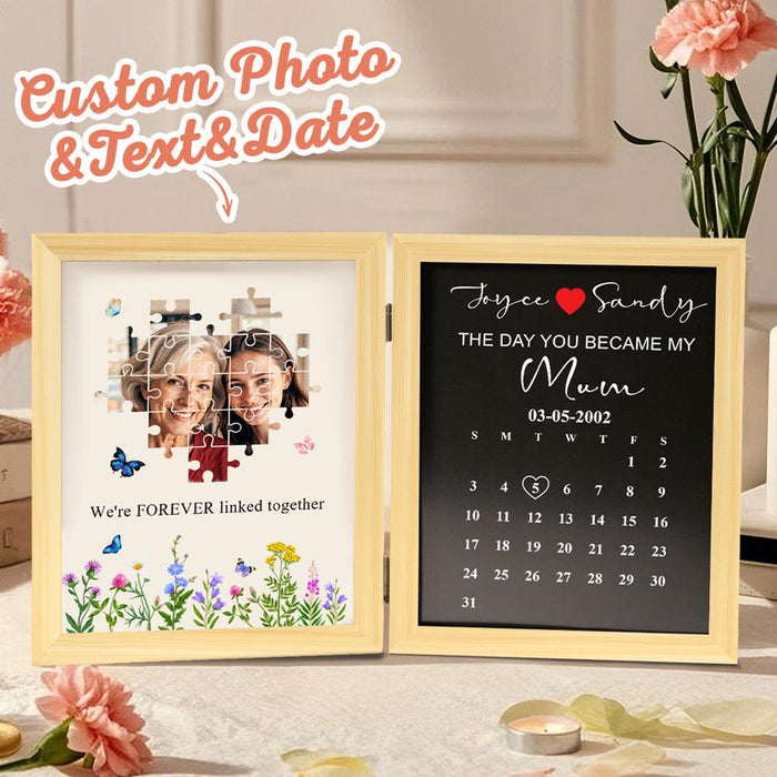 Personalized Mother's Day Puzzle Photo Frame: Unique Mom Keepsake