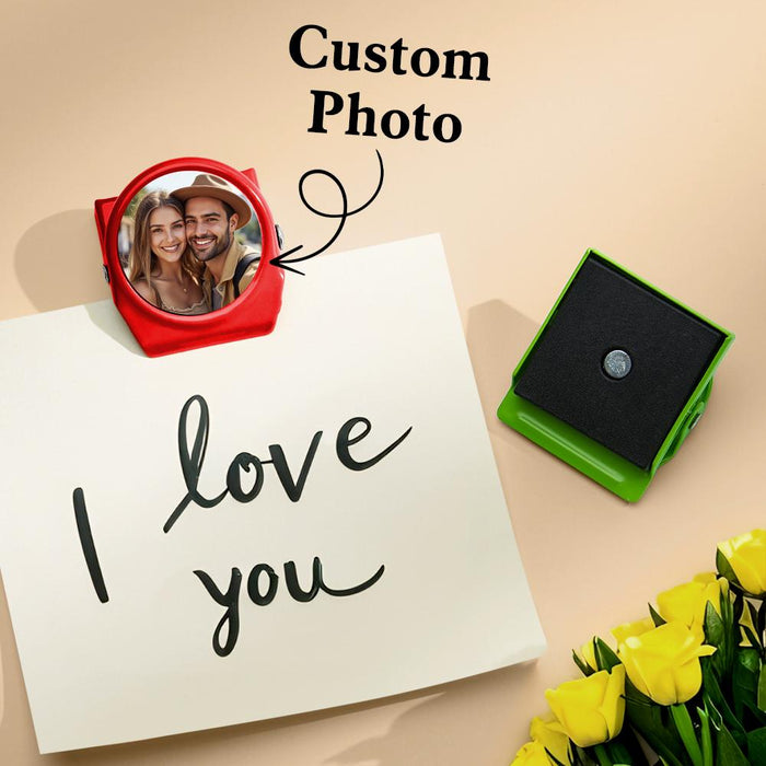 Personalized Magnetic Metal Clips Refrigerator Magnets Photo Magnets Metal Clip for Fridge Notes Gift for Office School Kitchen Organization