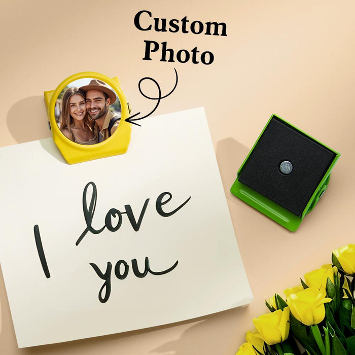 Personalized Magnetic Metal Clips Refrigerator Magnets Photo Magnets Metal Clip for Fridge Notes Gift for Office School Kitchen Organization