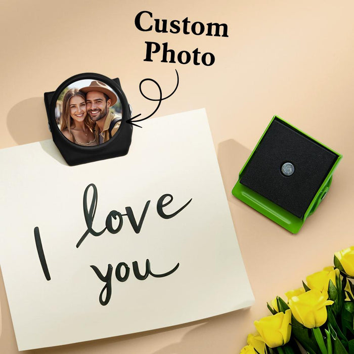 Personalized Magnetic Metal Clips Refrigerator Magnets Photo Magnets Metal Clip for Fridge Notes Gift for Office School Kitchen Organization