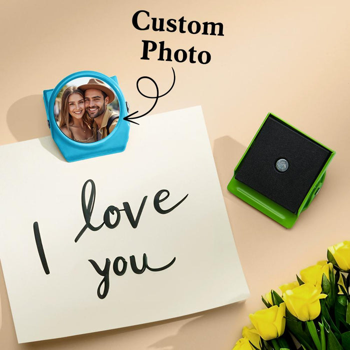 Personalized Magnetic Metal Clips Refrigerator Magnets Photo Magnets Metal Clip for Fridge Notes Gift for Office School Kitchen Organization