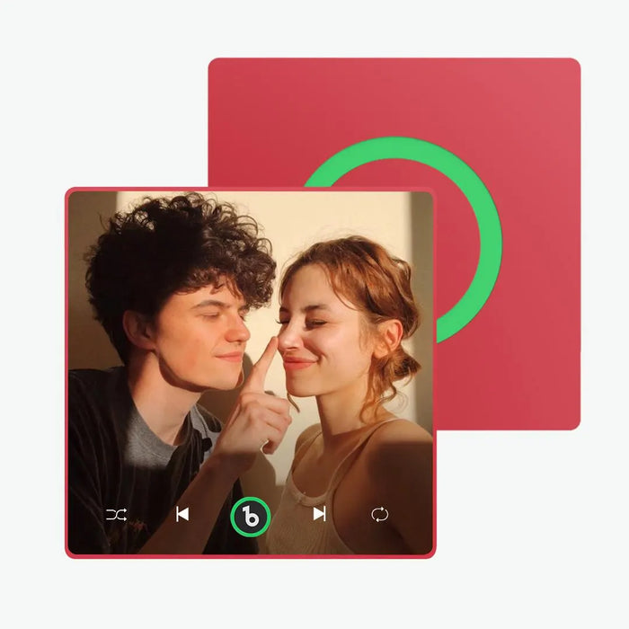 Custom Music Fridge Magnet with Photo Bluetooth 4.0 Personalized Magnet Gift for Him Her Romantic Gift for Boyfriend Girlfriend Home Decor