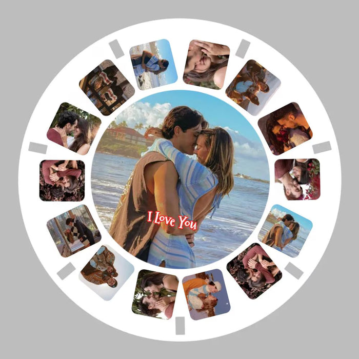 Custom 3D Viewfinder Personalized Photo Reel Retro Viewer Unique Christmas Gift with Your Own Pictures and Text Memory Keepsake