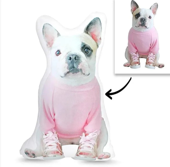Custom Pet Pillow Personalized Picture Pillow Cat and Dog Shaped Pillow Unique Gift for Pet Lovers Decorative Pillow Home Decor