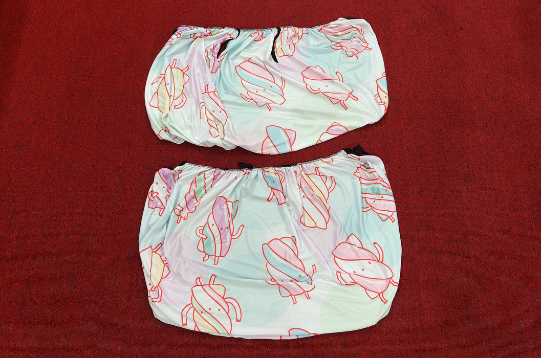 Personalized Car Seat Cover Set Custom Premium Polyester Spandex Fabric Durable Elastic Car Seat Covers Easy Installation for Cars and SUVs