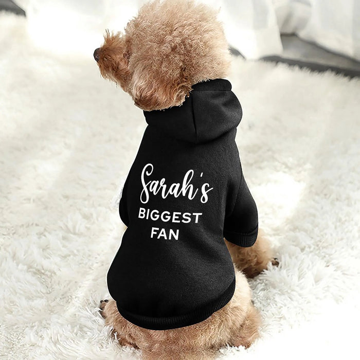 Custom Dog Sweater with Name Personalized Dog Hoodie Custom Dog Shirt with Logo Personalized Dog Apparel Gift Pet Outfit for Dog Lovers