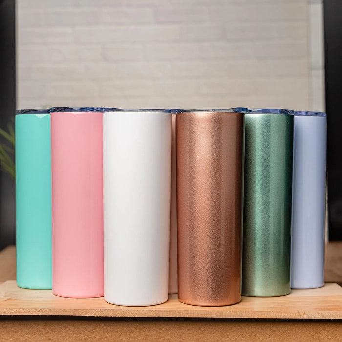 Personalized Name Printed Skinny Steel Tumbler Custom Metal Wine Cup Bridesmaid Gifts Bridal Shower Favors Rose Gold Bride Squad Gift