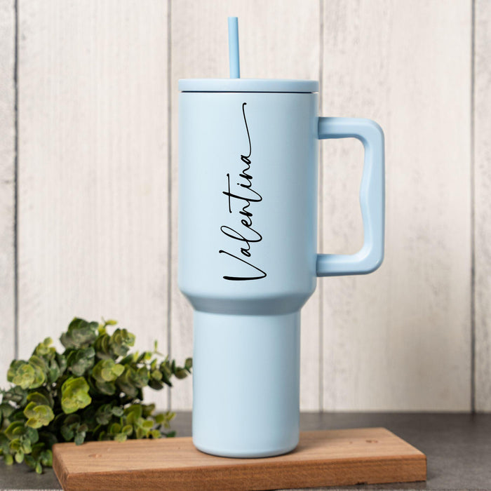Personalized Name Stainless Steel Tumbler Custom Bridesmaid Gift Birthday Gift Mother’s Day Gift Wedding Gift for Colleague