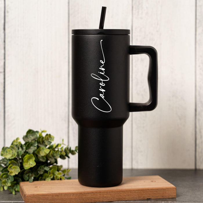 Personalized Name Stainless Steel Tumbler Custom Bridesmaid Gift Birthday Gift Mother’s Day Gift Wedding Gift for Colleague