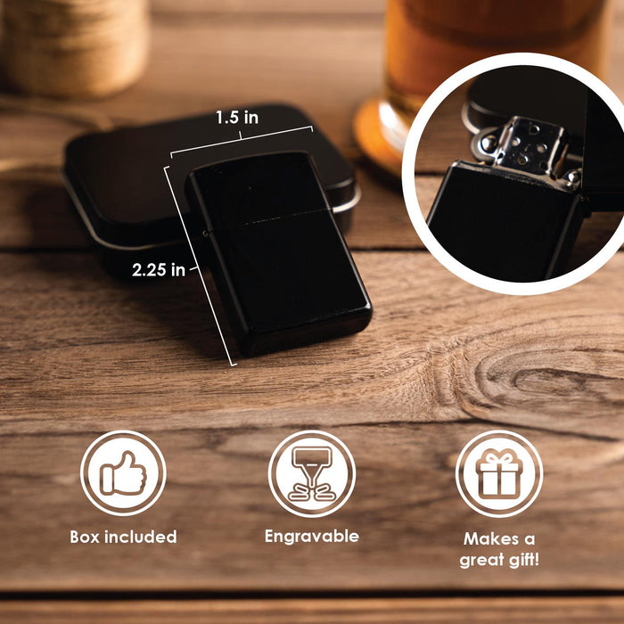 Groomsmen Lighters Personalized Monogram Lighter Case Custom Printed Lighters for Him Wedding Gift Anniversary Gift for Men or Best Man