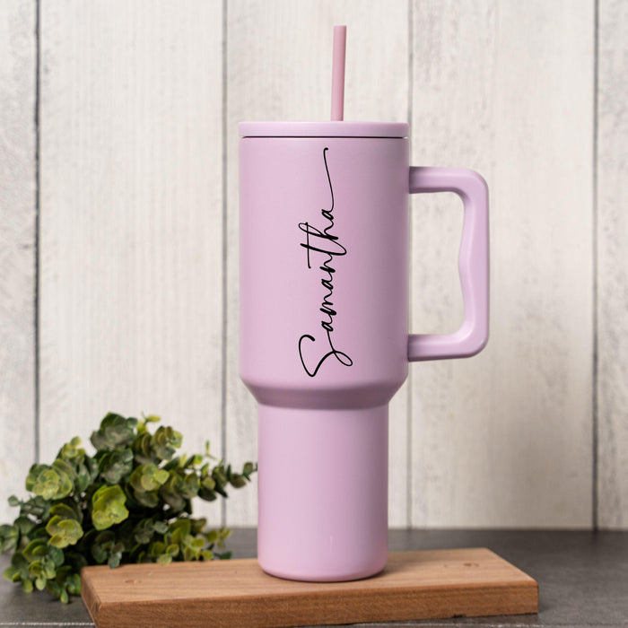 Personalized Name Stainless Steel Tumbler Custom Bridesmaid Gift Birthday Gift Mother’s Day Gift Wedding Gift for Colleague