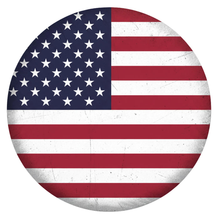 Vintage American Flag Spare Tire Cover Patriotic Tire Cover USA Flag Camper RV Jeep Van Truck Outdoor Adventure Vehicle Accessory Gift