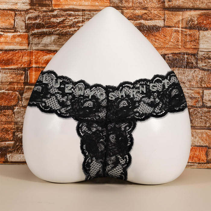 Custom Letter Lace Thong (Back Customizing)