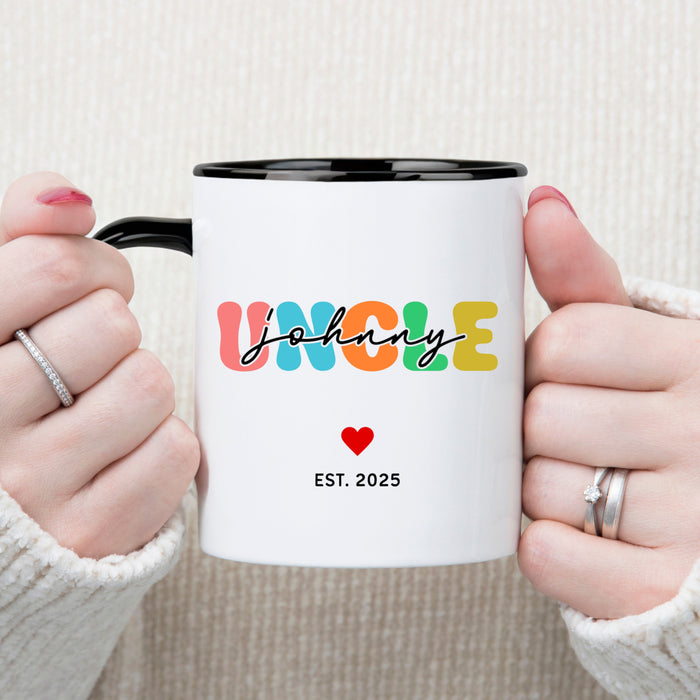 Custom Pregnancy Reveal Mug for New Aunt and Uncle Pregnancy Announcement Aunt and Uncle New Uncle Aunt Gift New Auntie New Uncle Mug Set