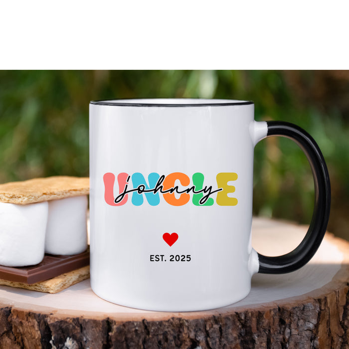 Custom Pregnancy Reveal Mug for New Aunt and Uncle Pregnancy Announcement Aunt and Uncle New Uncle Aunt Gift New Auntie New Uncle Mug Set