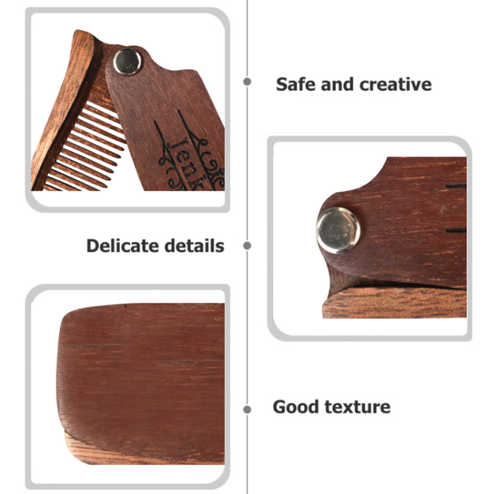 Wooden Folding Comb